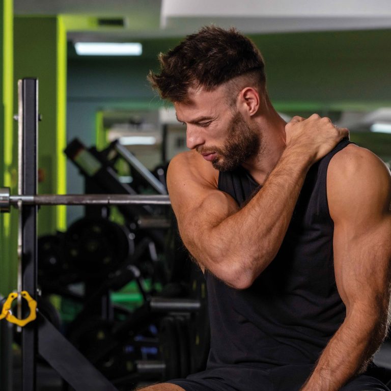 Arnold Schwarzenegger beim Training